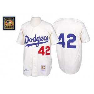 Cooperstown, Shirts, Jackie Robinson Los Angeles Dodgers Jersey Mens Xl  Nwt Black With 42 Patch