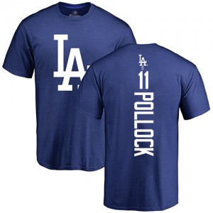 A. J. Pollock Royal Blue Backer - #11 Baseball Los Angeles Dodgers T-Shirt