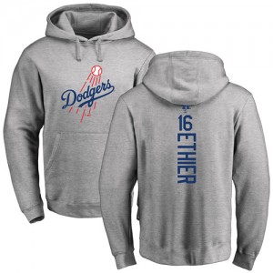 Youth Custom Los Angeles Dodgers Custom Backer T-Shirt - Ash
